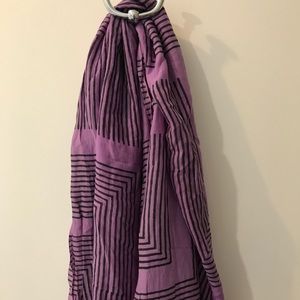 Blockshop Taos scarf in lilac